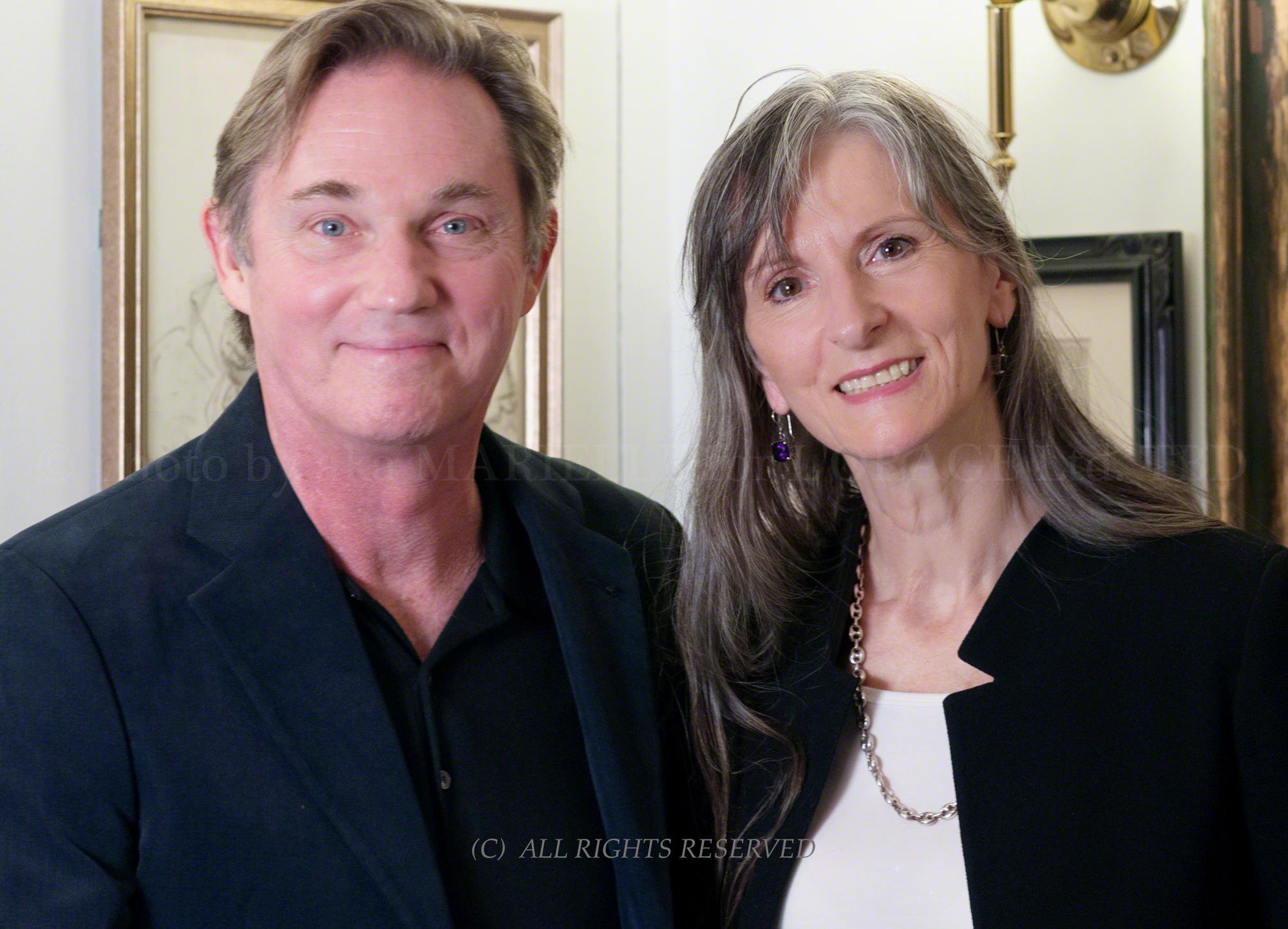 Actor, Richard Thomas with filmmaker, Tyler A. Chase at the Players Club for Touched by Duse