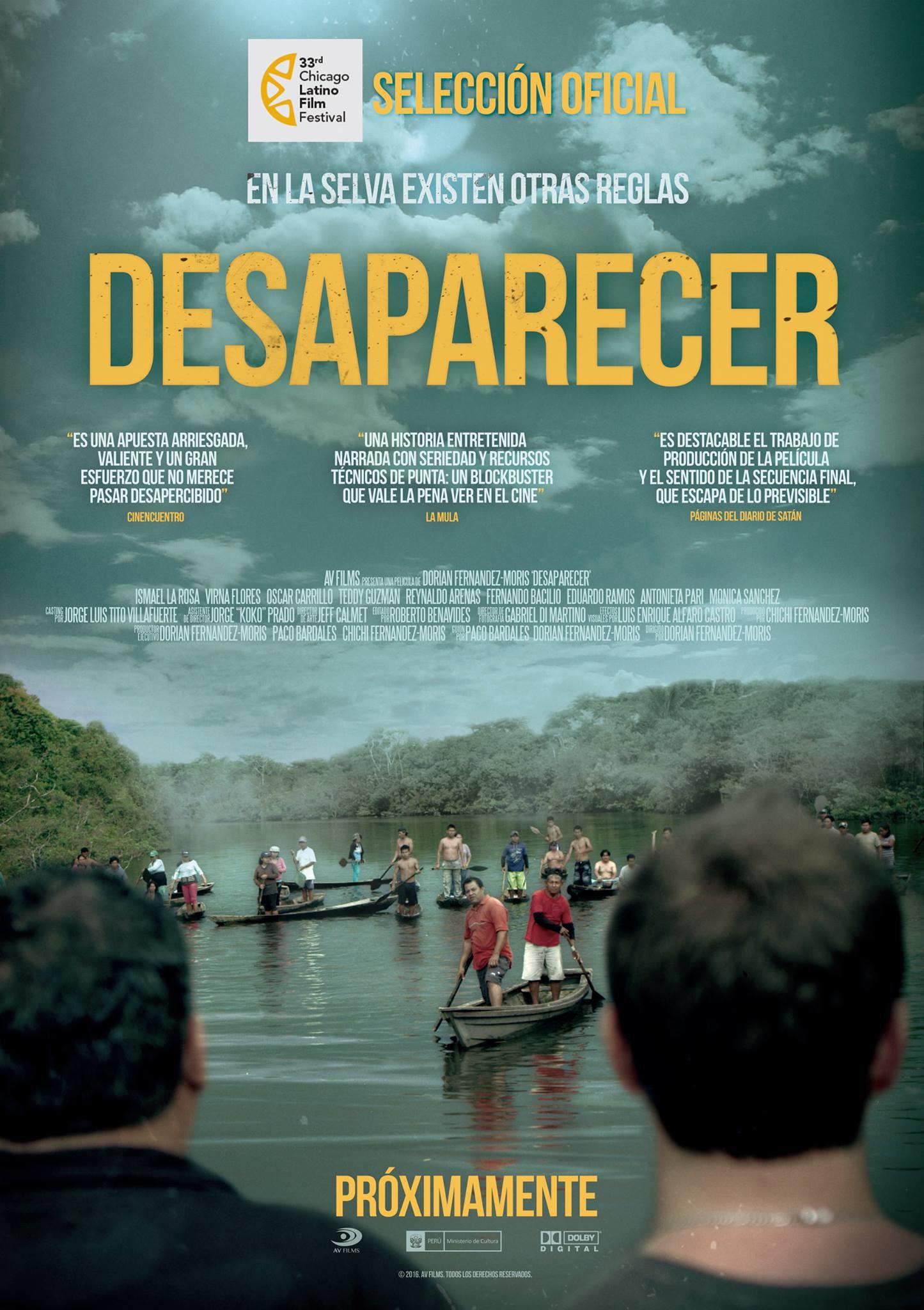 Poster 2. Desaparecer. Propiedad de AV Films.