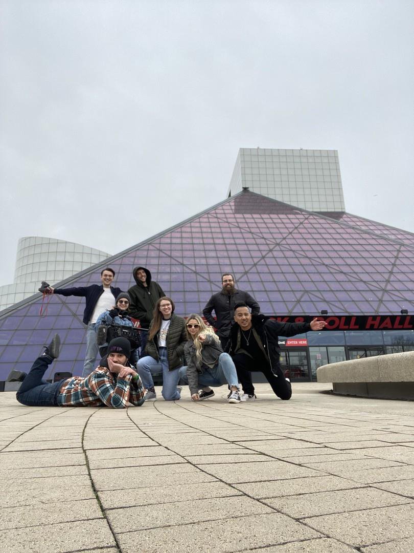 Day 24 with the crew, Shooting at the Rock and Roll Hall of Fame