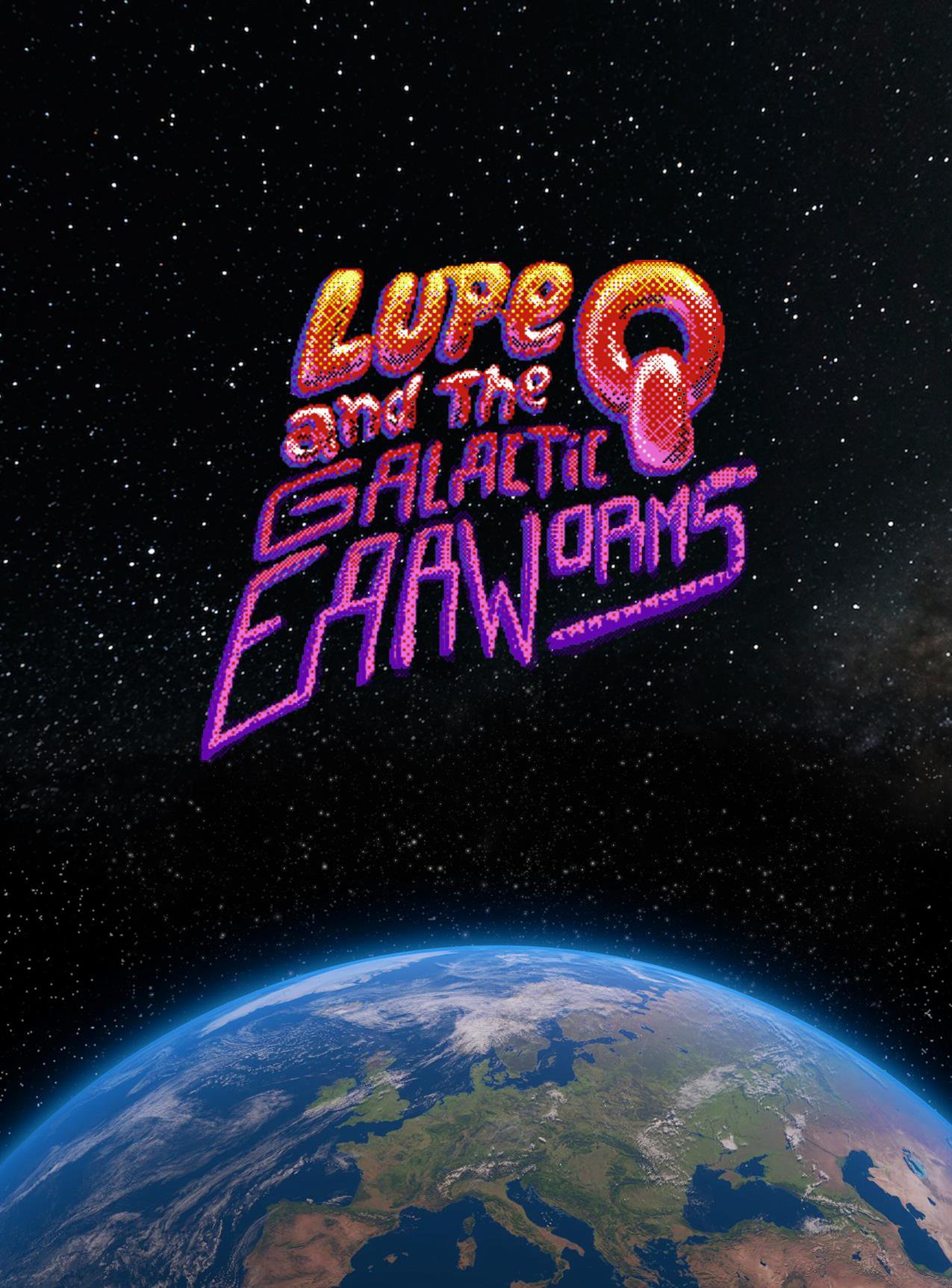 Lupe Q and the Galactic Earworms - Poster