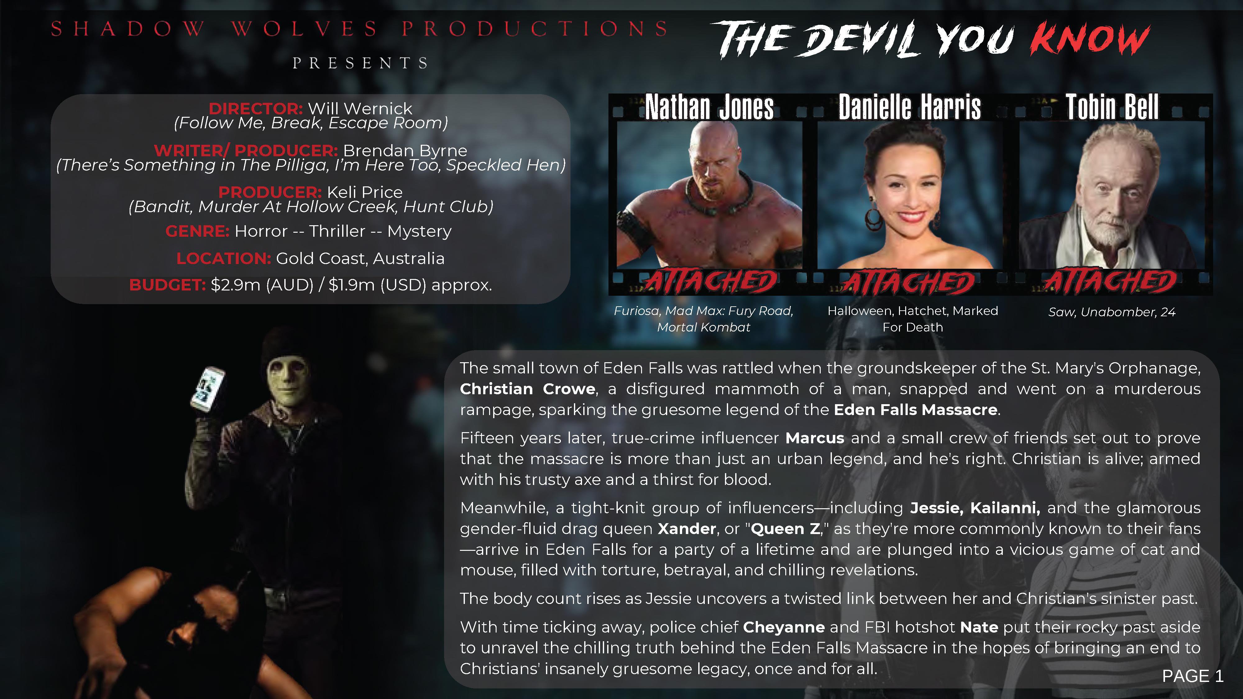 The Devil You Know - One Sheet