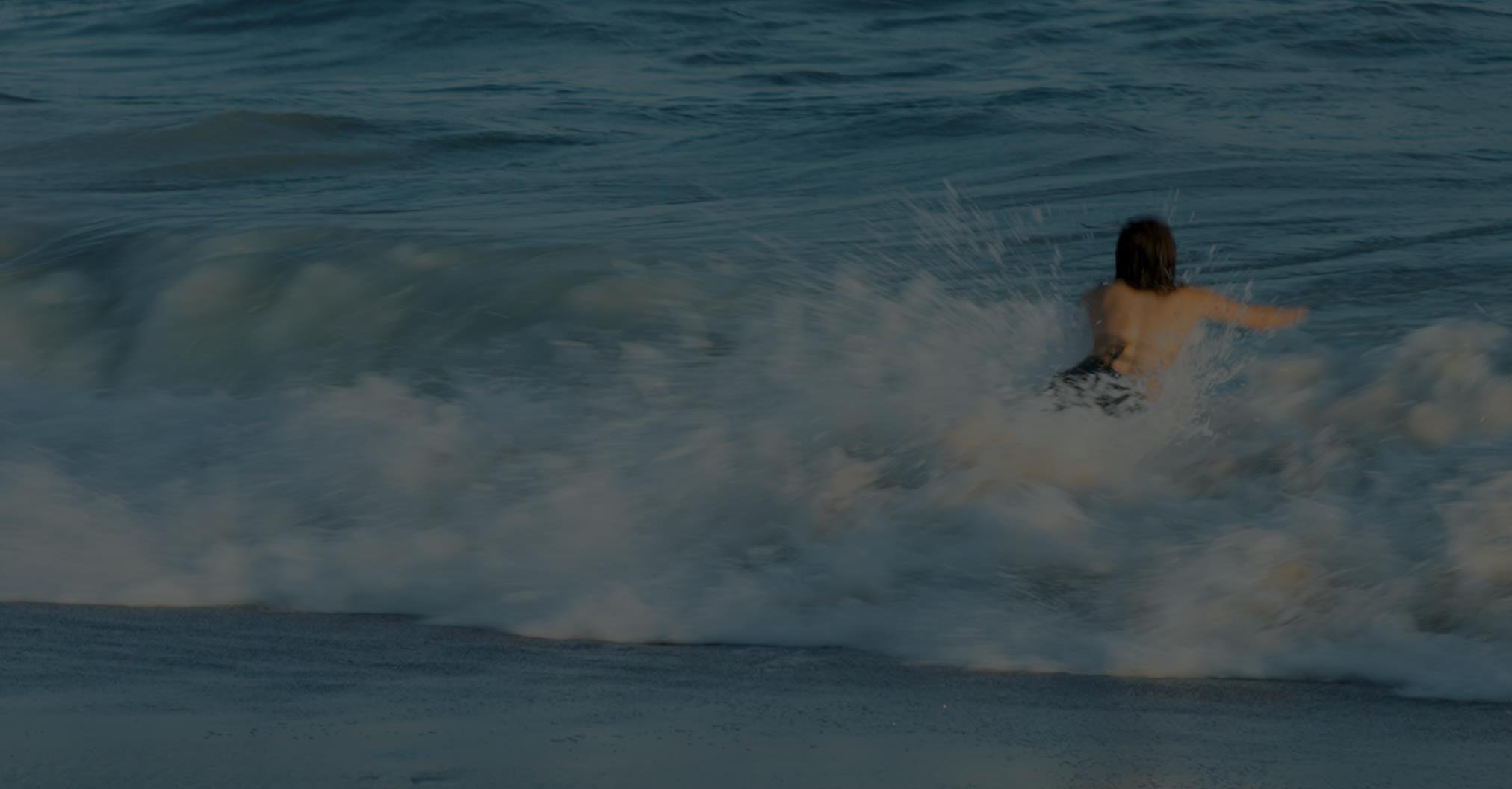 in the rip currents