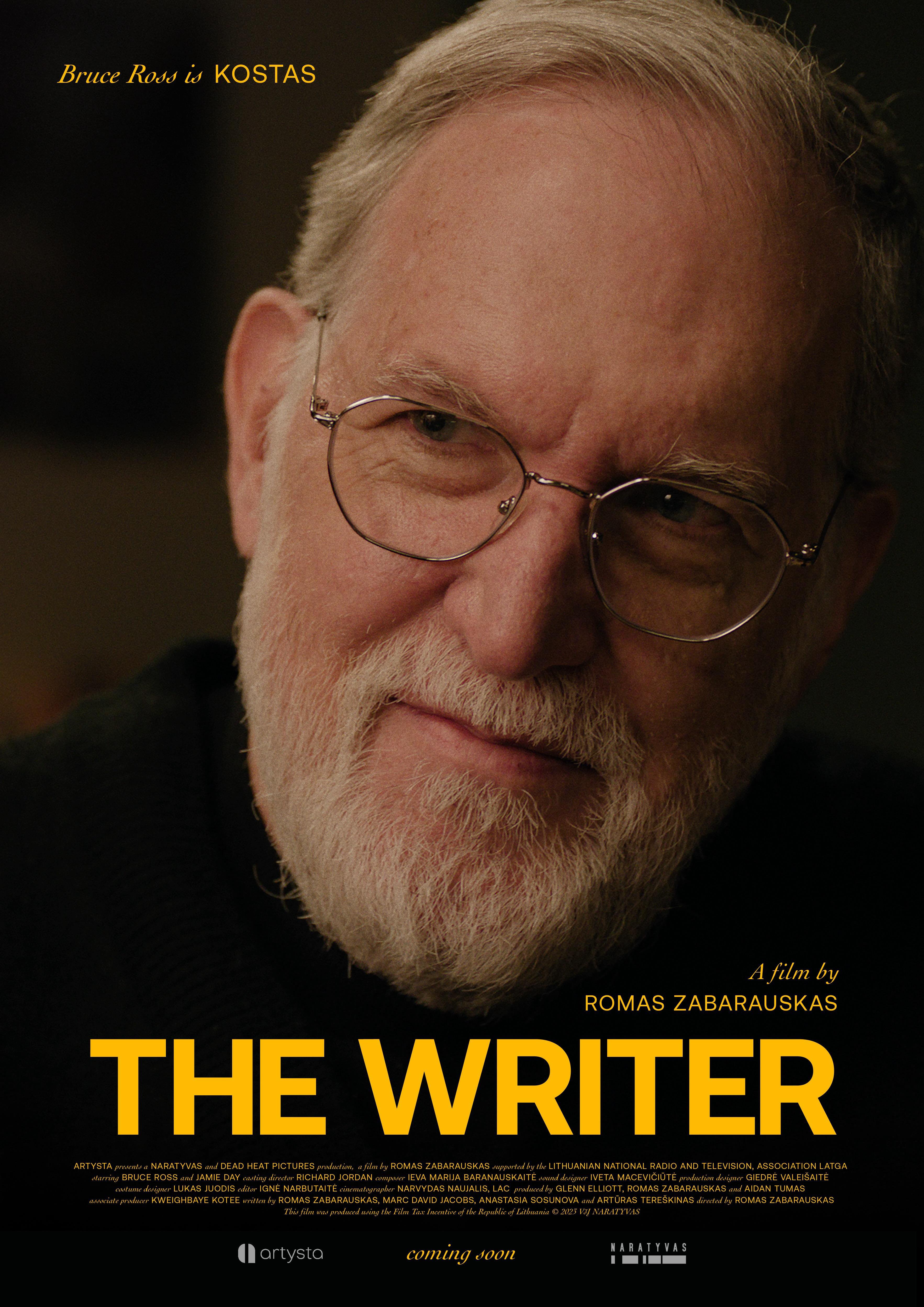 THE WRITER - character poster, Bruce Ross