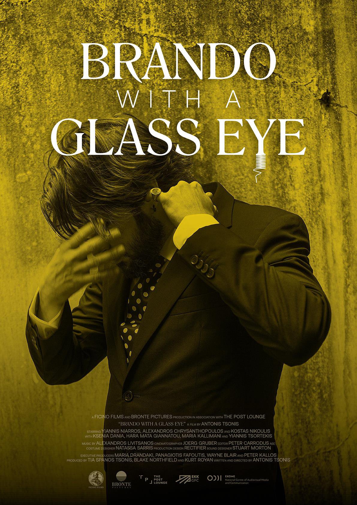 BRANDO WITH A GLASS EYE POSTER