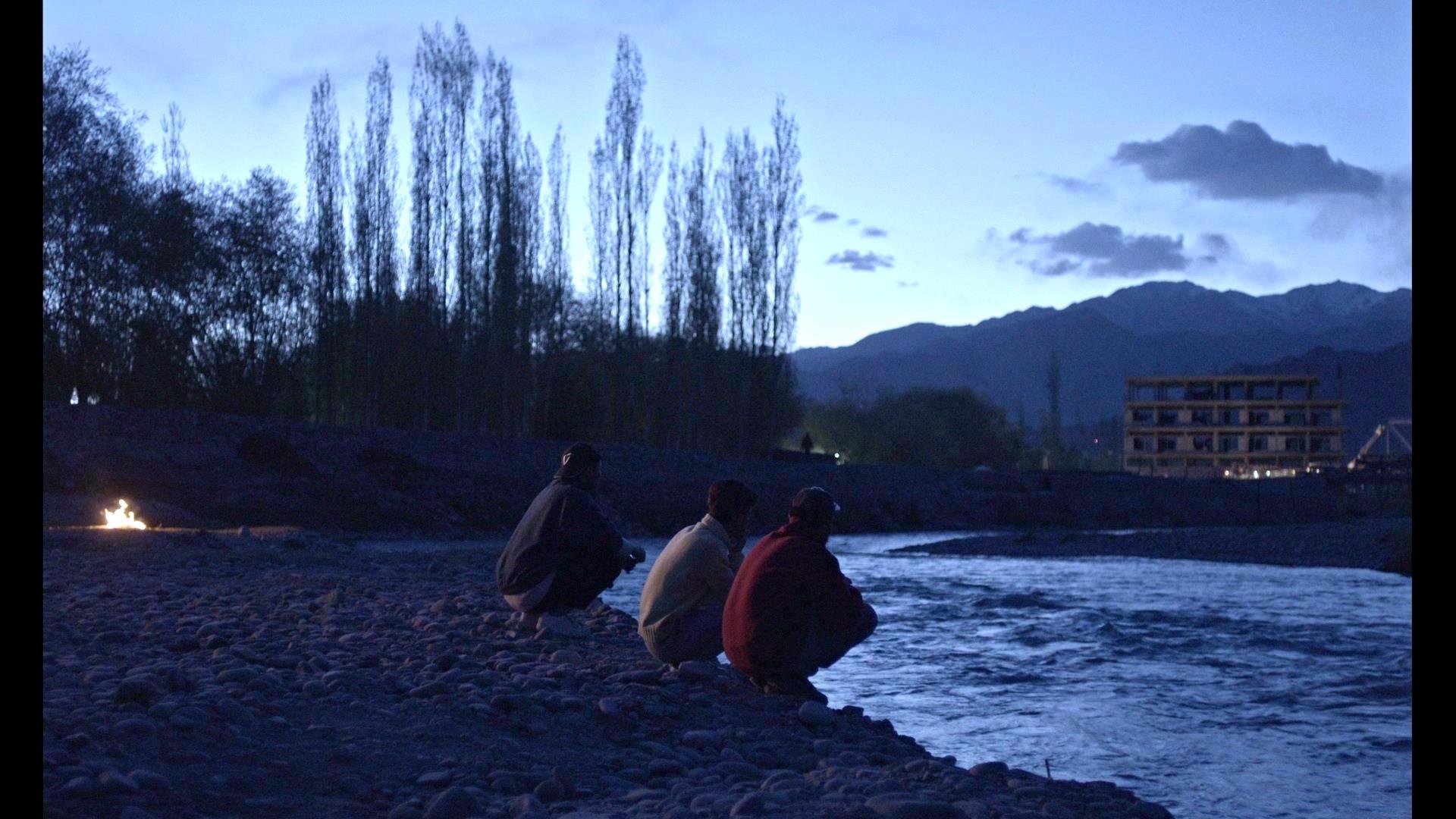 Boys Fishing at the River