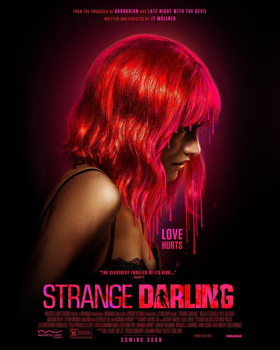 Strange Darling - Dripping Wig Poster