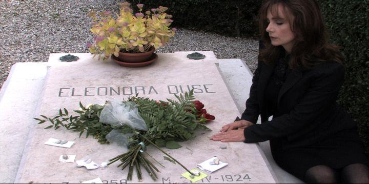 At the grave of Eleonora Duse