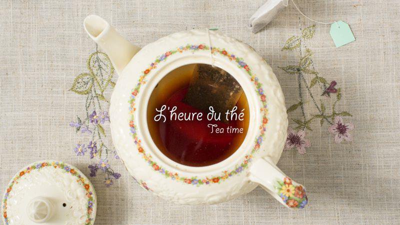 Tea Time by Luce Grosjean 