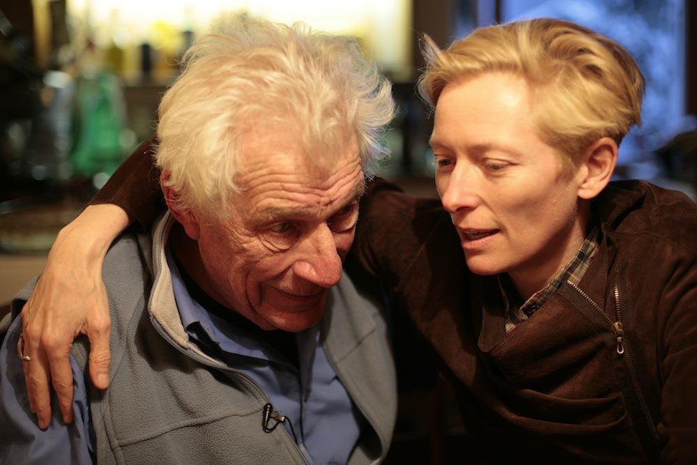 John Berger and Tilda Swinton in The Seasons in Quincy. Still by Sandro Kopp.