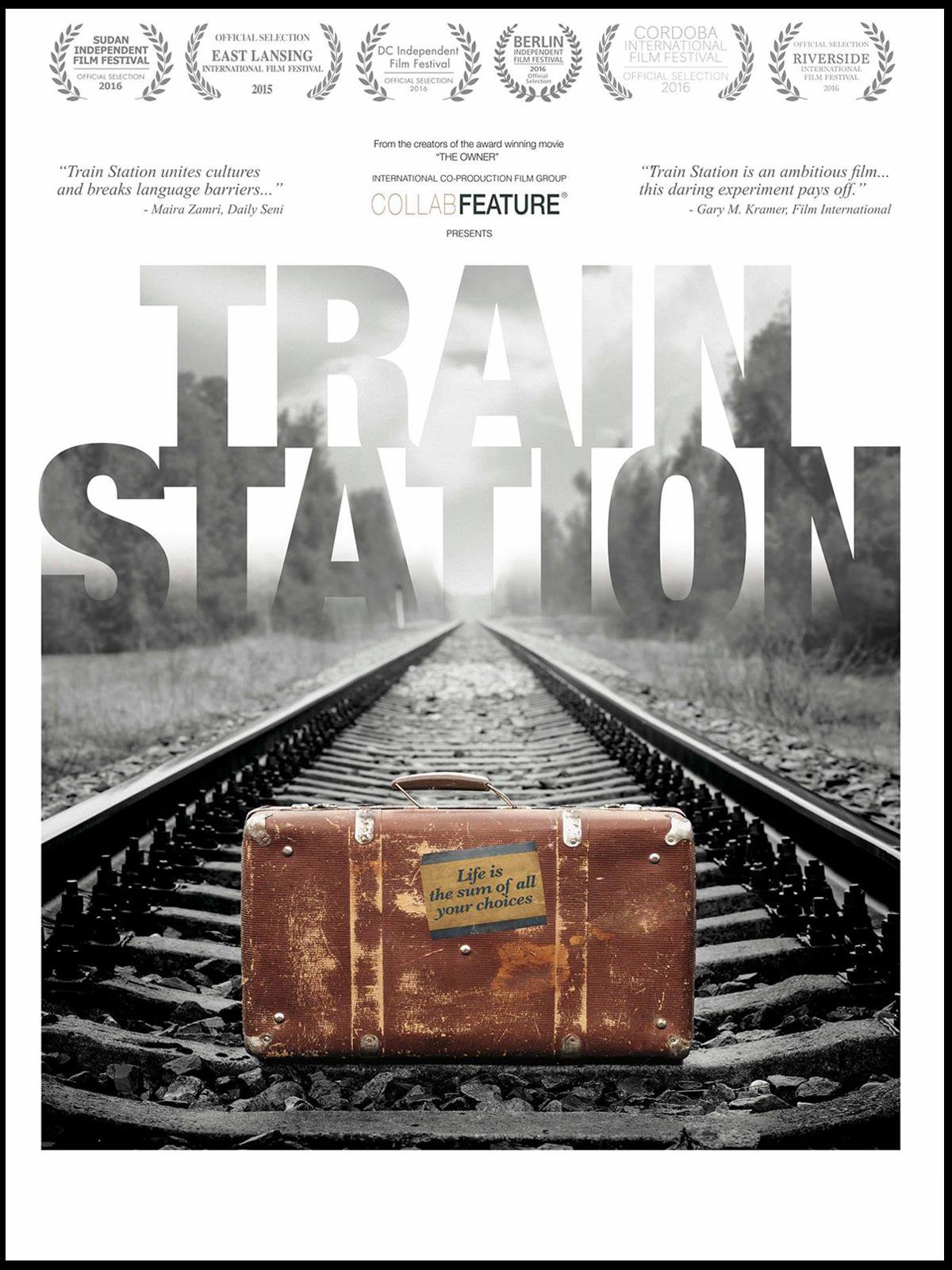 Train Station Poster